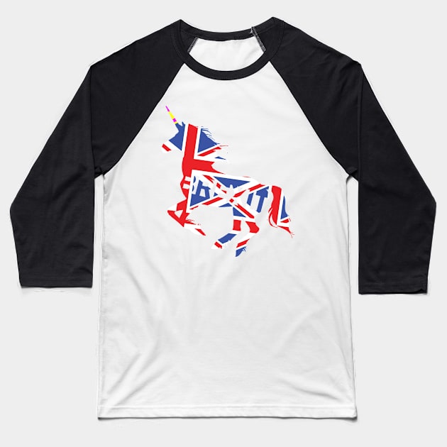 Brexit Unicorn funny political humor stay EU t-shirt Baseball T-Shirt by e2productions